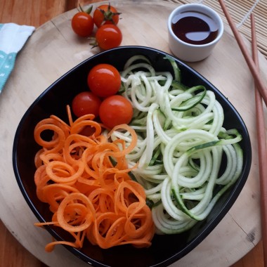 Ensalada de Espagueti de Pepino