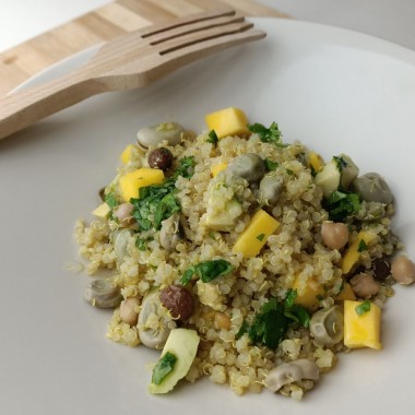 Quinoa con Habas