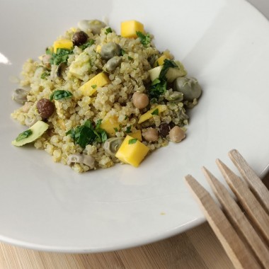 Quinoa con Habas