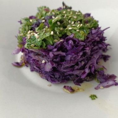Ensalada de Lombarda con Vinagreta