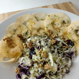 Ensalada de Manzana con vinagreta