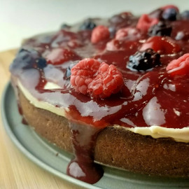 Tarta de Queso y Frutos del Bosque
